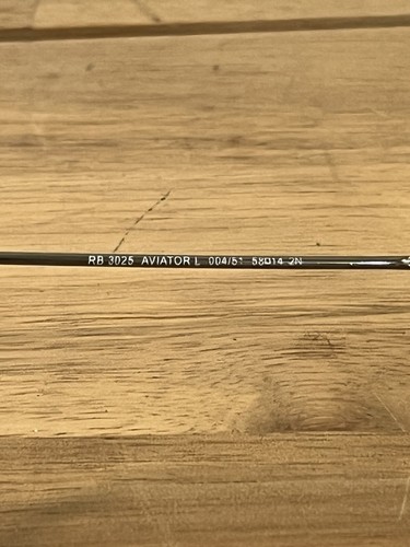 Ray-Ban Aviator Sunglasses RB3025 58-14mm Gradient Lens - Picture 7 of 10