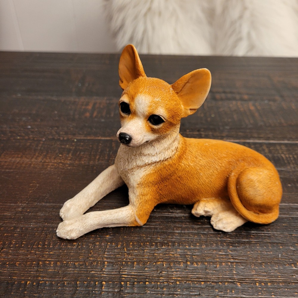 Vintage Castagna Chihuahua Figurine 1988 Made In Italy Original Dog
