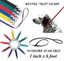 24- DOG Quick Fit CONTROL NO SLIP NYLON KENNEL 6 ft LEAD LEASH Grooming Training