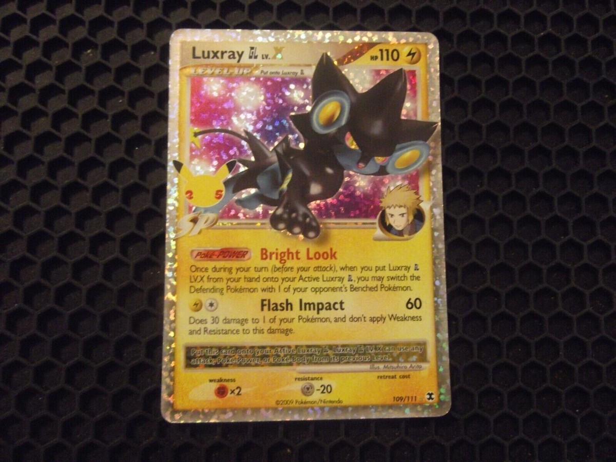 Pokemon TCG Celebrations 25th Anniversary Luxray Gl Lv.X 109/111