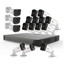 Ultra Hd 16 Ch. 3tb Nvr Video Surveillance System 16 4mp Bullet Security Camera