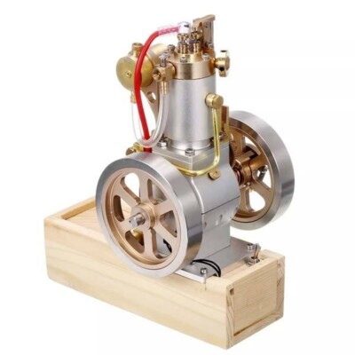 Hot M91 Vertical Hit and Miss Metal IC Engine Model with Hand Start Device Gift