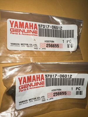 2-NOS Yamaha OEM BOLT YZFR1 YFM350 YFS200 97026-06012-00 97017-06012 Qty-2