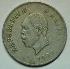 mw16204 Haiti; 10 Centimes 1906  KM#54