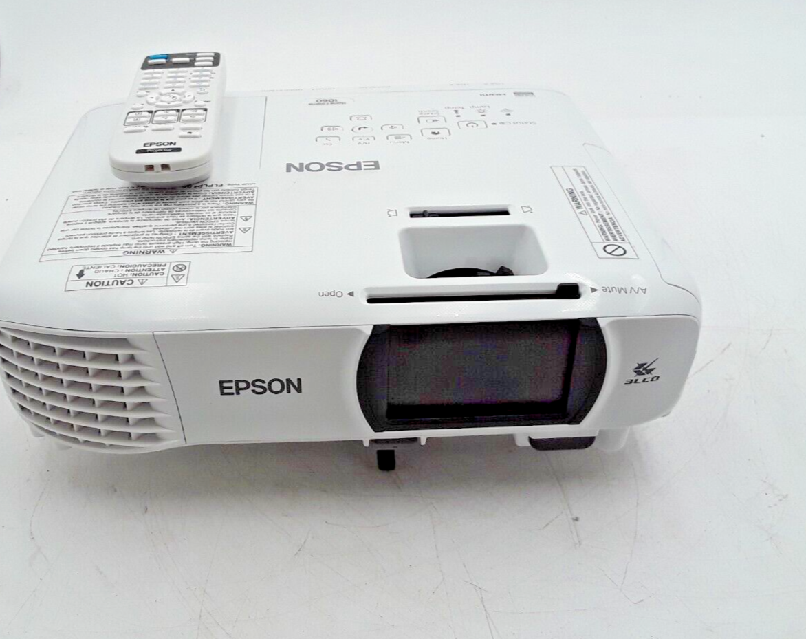 Epson Home Cinema 1060 Projector, High Quality HD Video, 1080p w