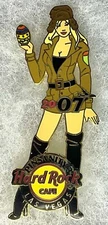 HARD ROCK CAFE LAS VEGAS SEXY BLONDE RUSSIAN GIRL JAMES BOND 007 PIN # 39661