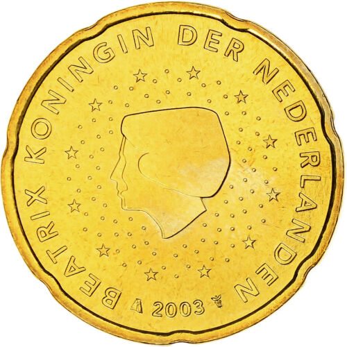 [#1270537] Niederlande, Beatrix, 20 Euro Cent, 2003, Utrecht, BU, UNZ+, Nordic g - 第 1/2 張圖片