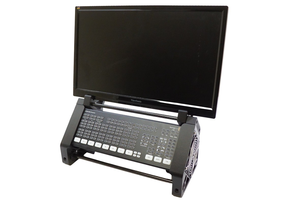 ATEM MINI Pro＋外付けファン セット Cooling Fan Pro Streamer Stand Tower + Monitor Holder for