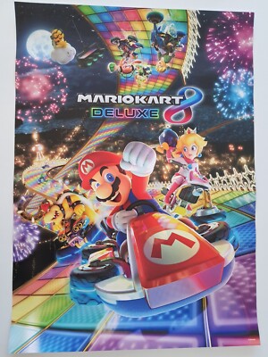 Mario Kart 8 Deluxe Official Poster (Original My Nintendo