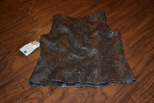 H2- NWT Visage Royal Style 26593 Sleeveless Top Size 6 MSRP $175.00 - Picture 2 of 4