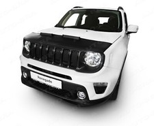 Protector Frontal LeBra Para Jeep Renegade 2019-2023 - Con Ganchos Y Velcro, Vinilo De Grano De Cuero