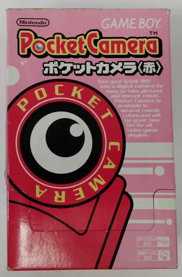 Nintendo Game Boy Pocket Camera Red MGB-006 Japan w/ Box and