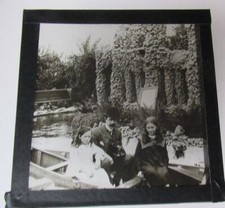 Family Portrait People Social History  Magic Lantern Slide