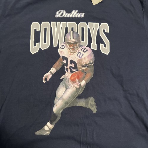 NEW Mitchell & Ness Throwback Emmitt Smith #22 Dallas Cowboys TShirt Sz 2XLT - Picture 3 of 5