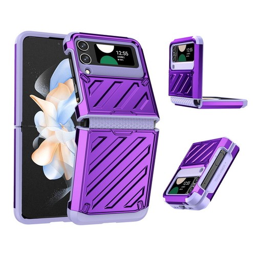 HandyHülle Für Samsung Galaxy Z Flip5 Flip4 Flip3 Stoßfest Fold Galvanik Cover - Picture 11 of 17