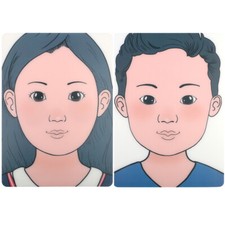 Reusable Face Paint Practice Boards Reusable Painting Practice Board for Artist