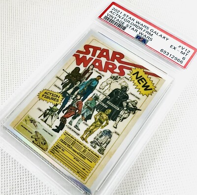 2021 Topps Star Wars Galaxy Action Figure Order Vintage Refractor