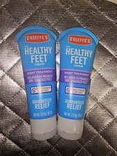O'Keeffe's For Healthy Feet White Night Treatment Foot Cream 3 oz Lot Of 2