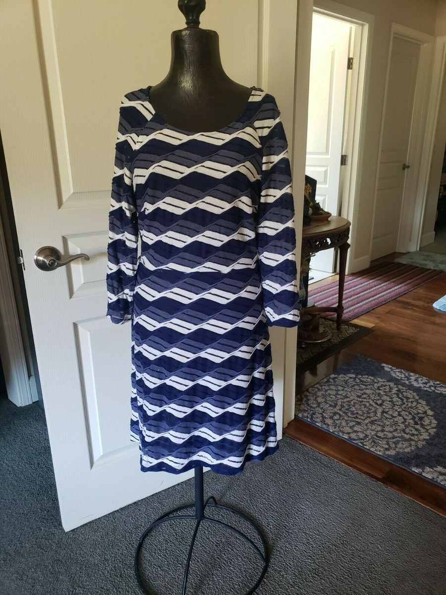 beige by eci striped dress Cream/Brown Stripe Midi Dress Clothe Boutique
