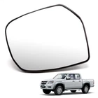 Left Wing Side Mirror Glass With Base Black Fits Mazda Bt-50 Pickup 2006 2011