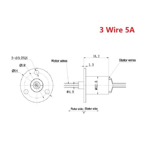 Giunto rotante elettrico 2-24 fili 2A-30A MW1230 anello di contatto conduttivo alta corrente - Foto 28 di 50