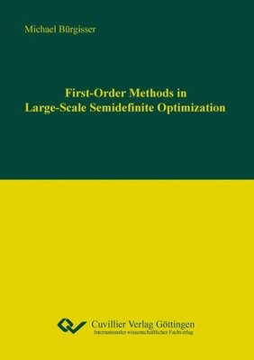 Michael Bürgisser | First-Order Methods in Large-Scale Semidenite Optimization