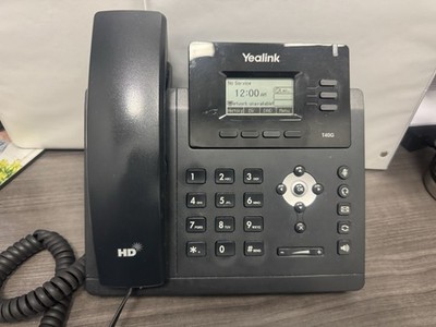 Lot of (8) Yealink SIP-T40G Business IP Gigabit Desk Phones