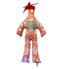 Dammit Doll Classic Stress Relief Therapy Red + White Plush Voodoo Doll 12"
