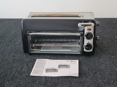 Hamilton Beach Toastation Compact 2-in-1 Two Slice Toaster & Oven Model 22708