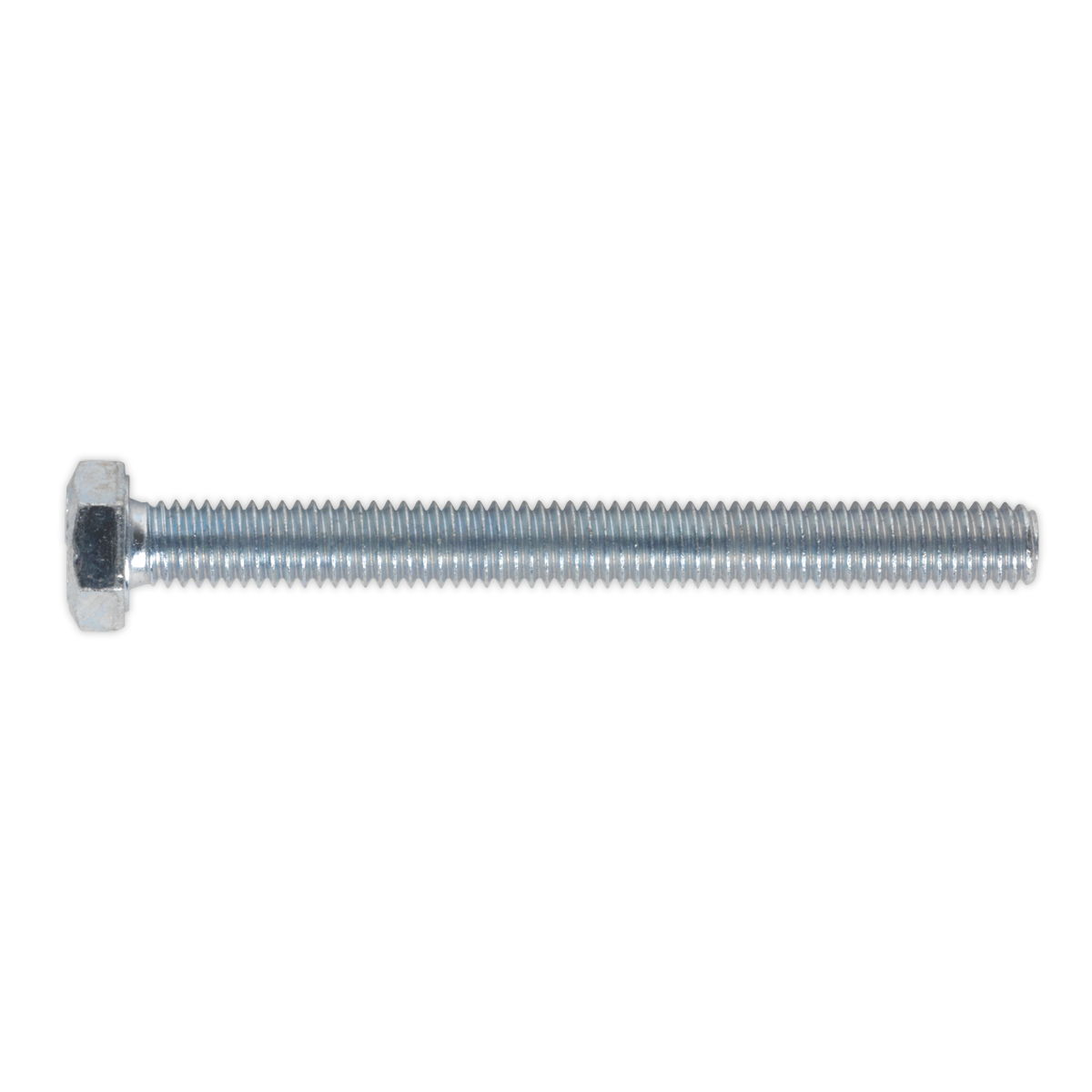 Sealey HT Setscrew M6 x 60mm 8.8 Zinc Plated DIN 933 - Pack of 50 Pieces SS660