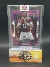 2021 Prizm DP MAC JONES All-American Purple Pulsar Prizm Refractor #d /25 Rookie