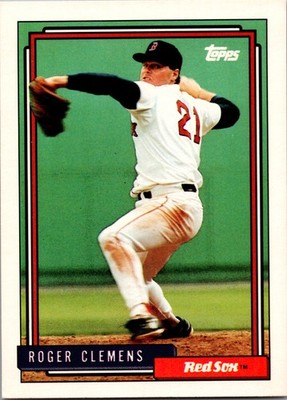 1992 TOPPS BASEBALL #150 ROGER CLEMENS
