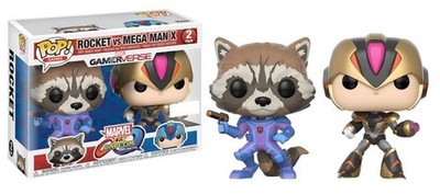 Marvel vs Capcom: Infinite - Rocket vs Mega Man X Pop! Vinyl, 2 Pack - 3.75 Inch