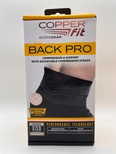 COPPER FIT WORK GEAR BACK PRO COMPRESSION  SUPPORT 30"-48" SEALED MR 712