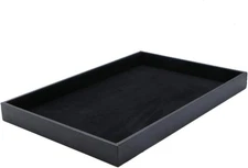 Black Velvet Jewelry Tray Showcase Display Varies Setup Design 9.44x13.7x1.18 in