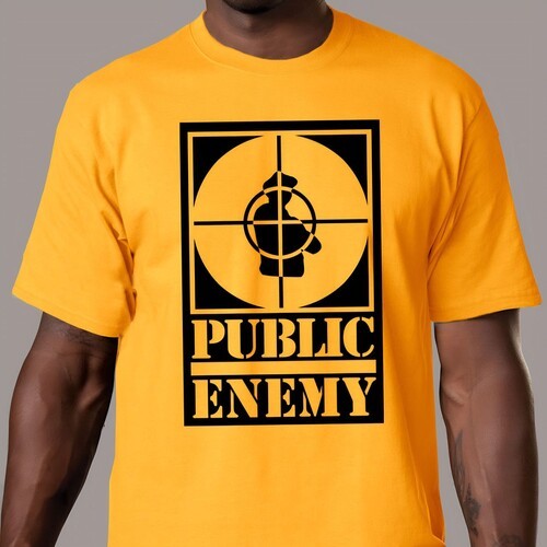 Большой логотип Public Enemy - Rebirth Of A Nation футболка L Золотой футболка L Sh 4990₽