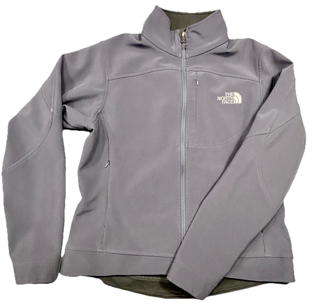 The North Face Jacket Women's Small Apex Bionic Softshell Full Zip Mock Purple