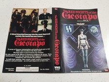 Red Nights of the Gestapo     VHS Video Sleeve -Large Box- No Tape VCL