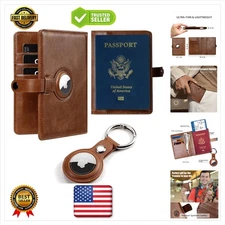 Stylish RFID Passport Wallet with Multiple Card Holders - Perfect for Travelers
