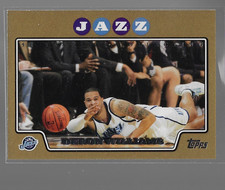 Deron Williams - 2008 Topps Gold Basketball Card - #140 - Print Run 1004/2008