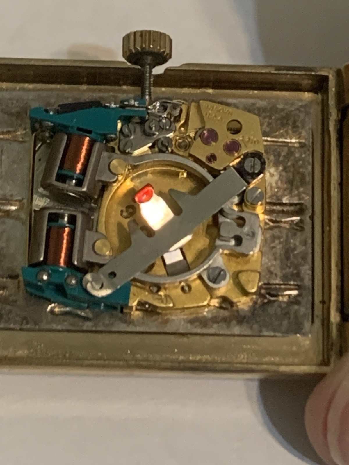 Bulova Accutron 10k RGP N4 Watch For Parts Or Repair