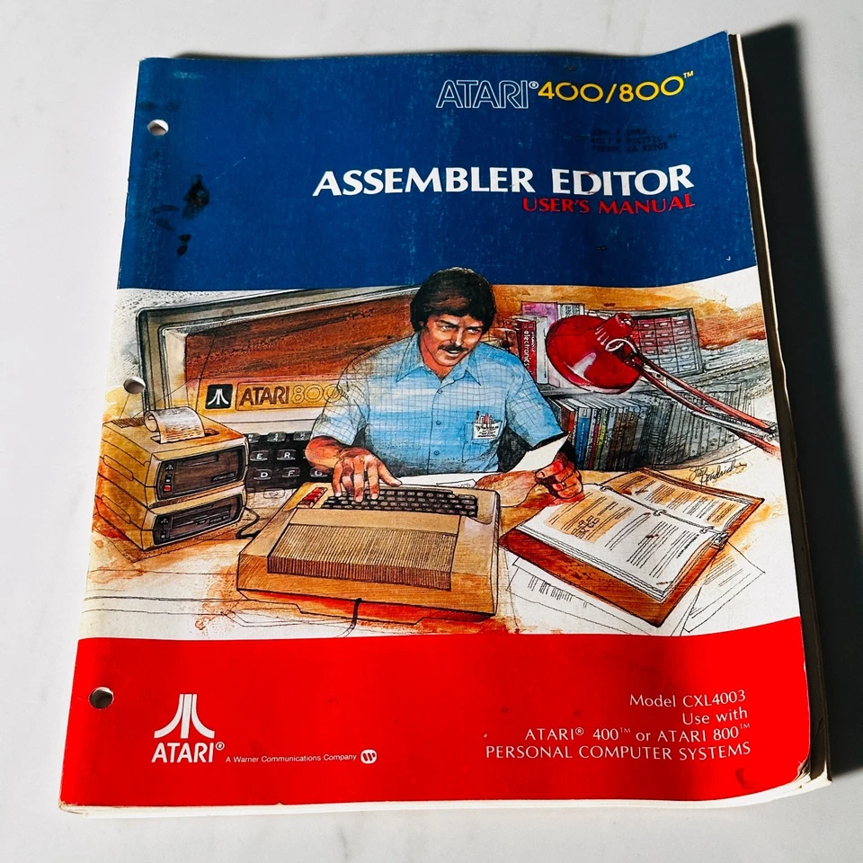 Assembler Editor Users Manual for Atari 400 / 800 + 2 Atari Books - Image 3 of 4