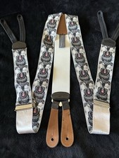 Trafalgar Vintage Limited Edition British Columbia Braces Silk Leather EUC