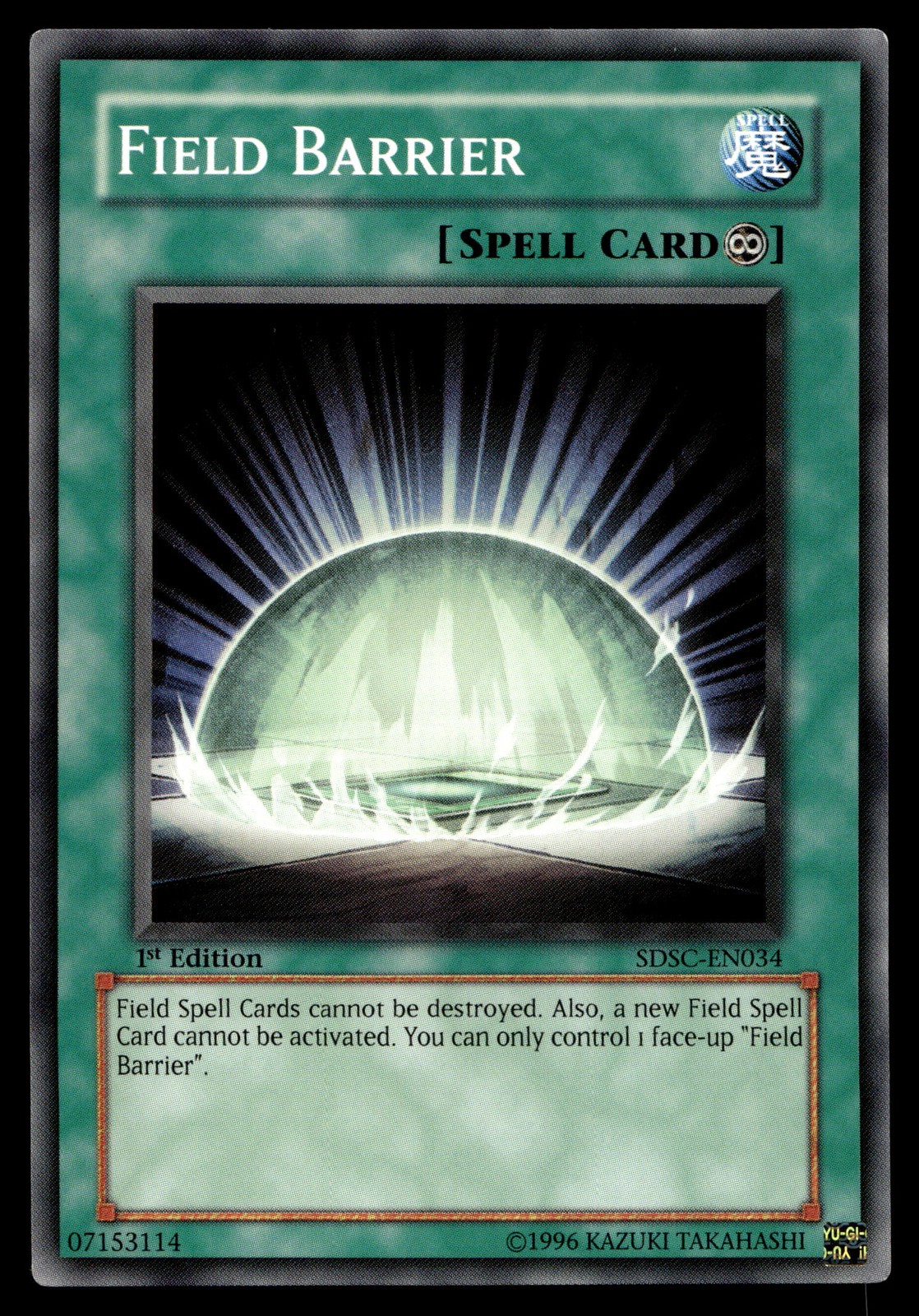 Field Barrier SDSC-EN034 Structure Deck: Spellcaster's Command