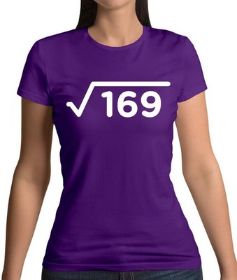 Square Root Birthday 13 - Womens T-Shirt - 13th Teenager Present Maths Geek