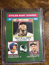 2025 Topps Heritage GREEN BORDER NL Stolen Base Leaders Shohei Ohtani Elly #197