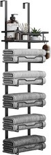 Over The Door Towel Rack 6 Tier No Drill Bath...