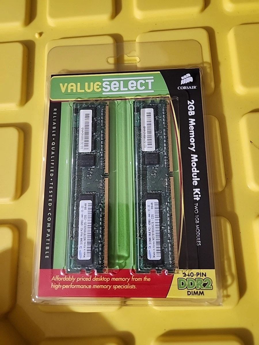Corsair Computer PC2-4200 (DDR2-533) Bus Speed Memory (RAM) for