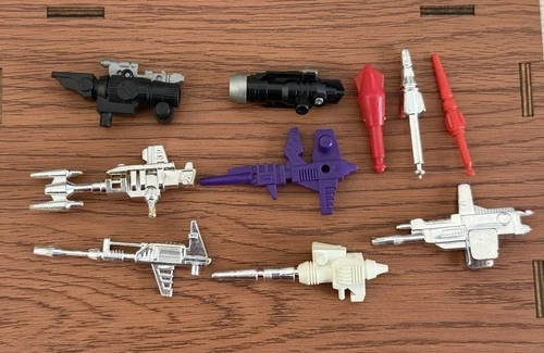 Vintage Transformers G1 Weapon Parts & Accessories - Lot of 10