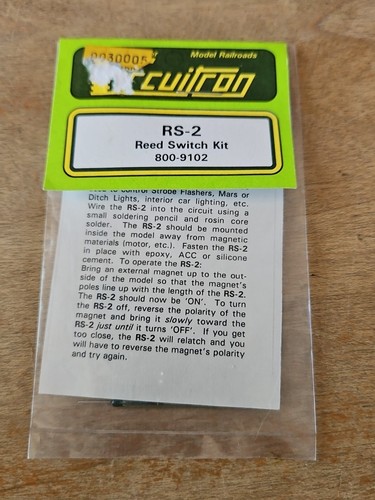 Kit Interruptor Accesorio Oculto Circuitron 9102 Todas las Escala RS-2 NUEVO | Zustand: New